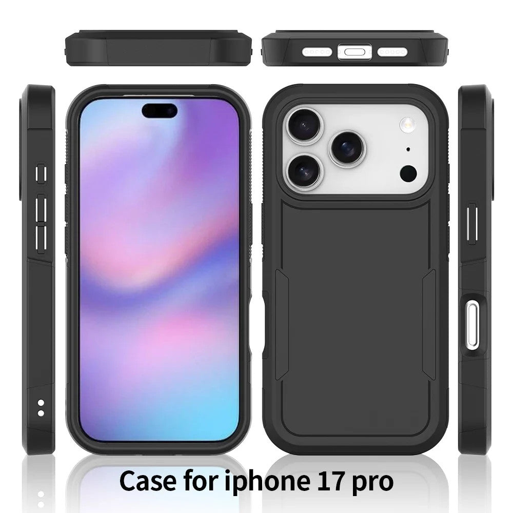 Hybrid Rugged Armor Shockproof Case For iPhone 17 Air 16E 16 15 14 Plus 13 12