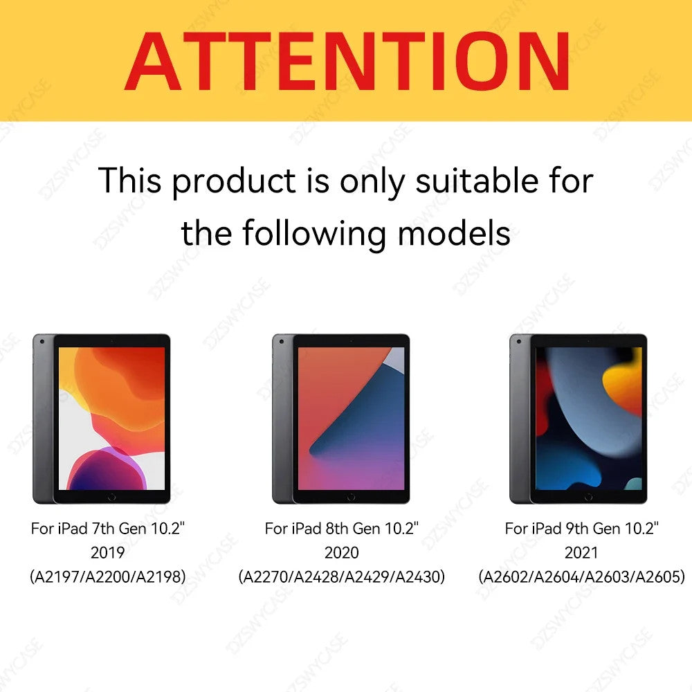 Hybrid Slim Case for iPad 9th/8th/7th Generation (2021/2020/2019)10.2 Inch with