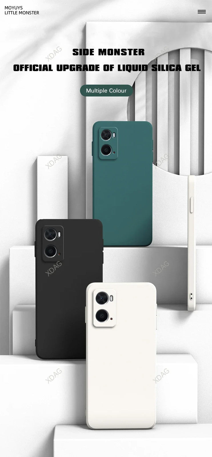 Official High Qualtiy Phone Case for OPPO A96 4G 6.59" CPH2333 Candy Soft