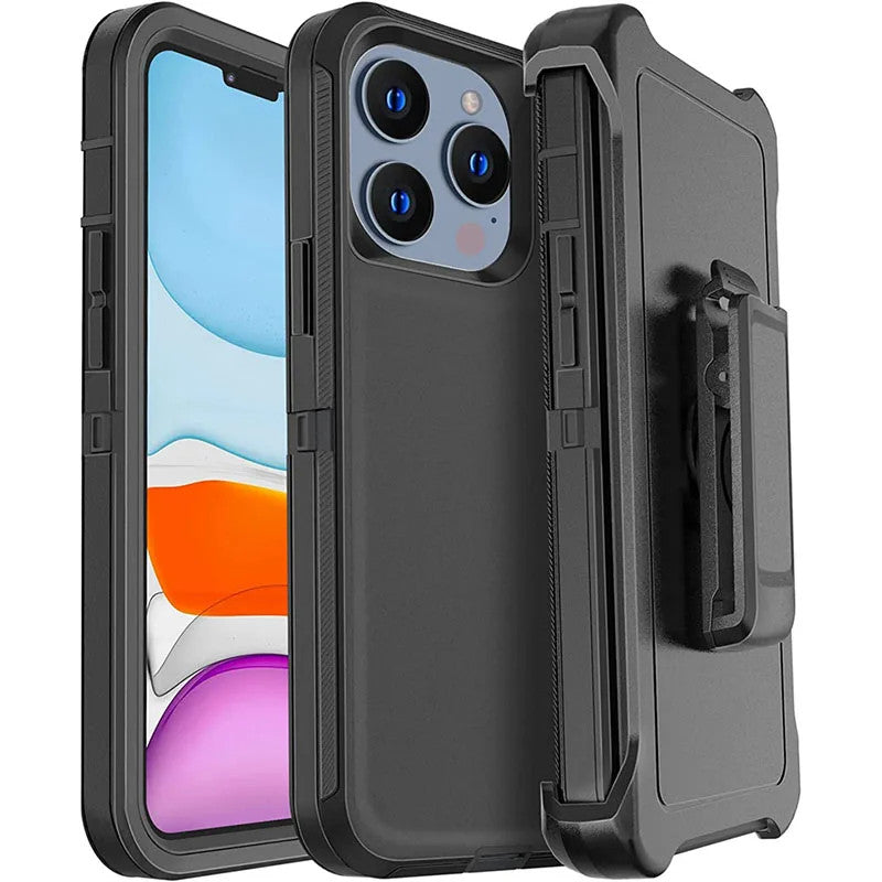 Defender Case for iPhone 14 Plus 13 15 Pro Max 11 Pro Max 12 Mini XR X XS Max 7