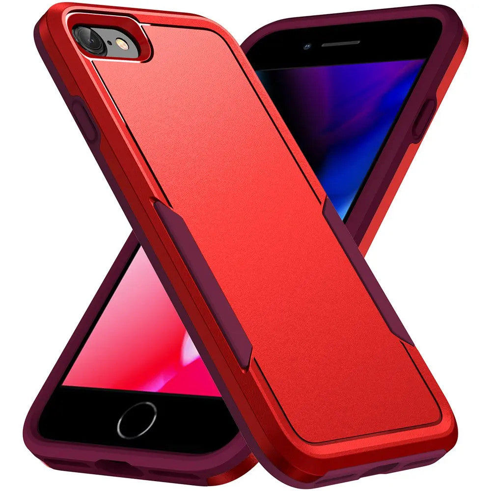 For iPhone SE 3 2022 Case Shockproof Hybrid Case Dual Layer Design Hard Cover