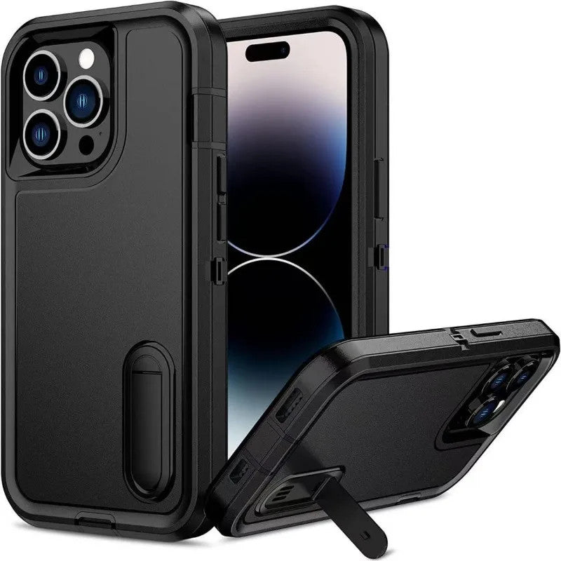 3IN1 Hybrid Military Anti-Shock Strong Phone Case For iPhone 17 Air 16 11 12 13