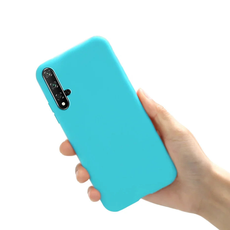 Candy color Phone Case For Huawei Honor 20 Nova 5T Shockproof Case For Huawei