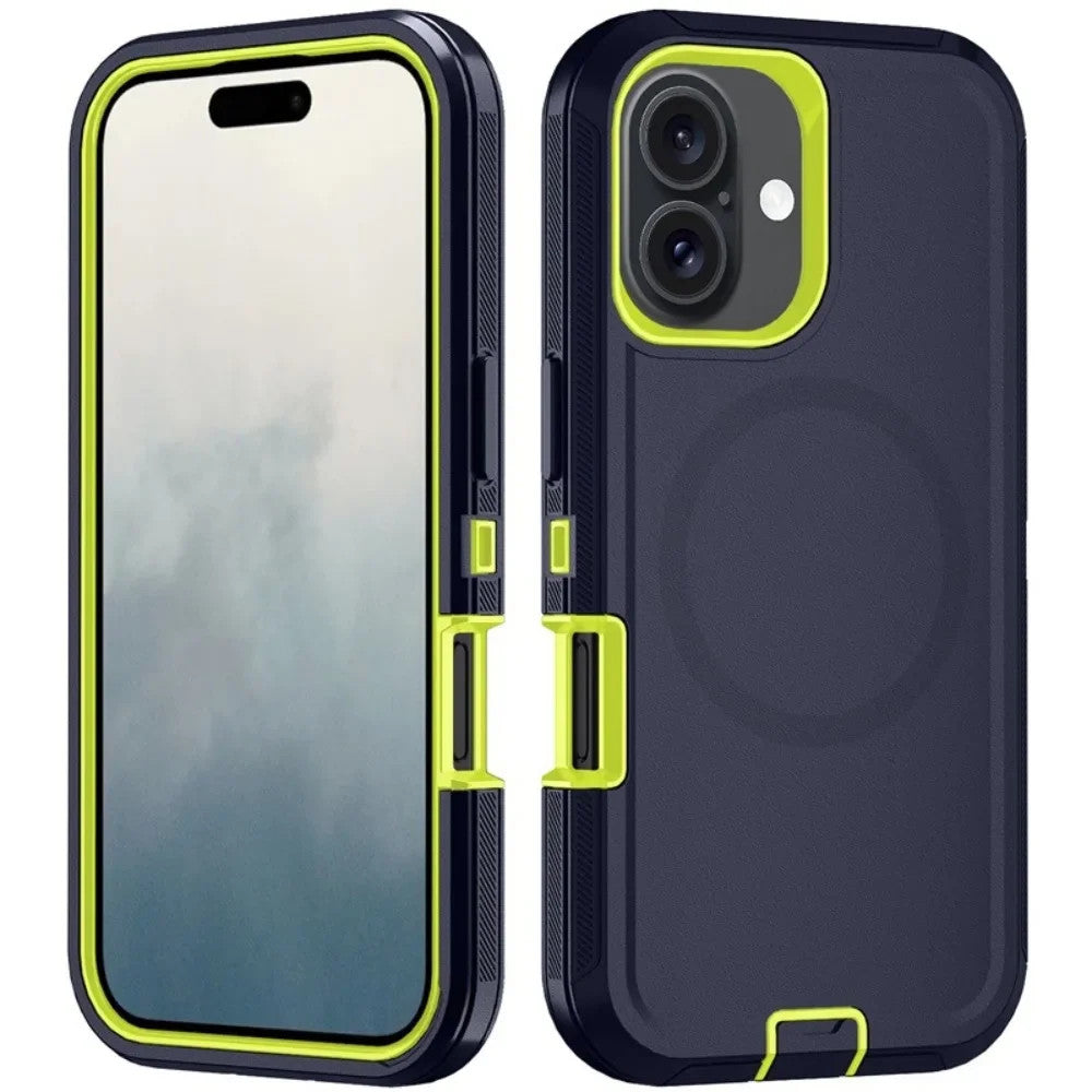 For Magnetic Strong Magnets 3-Layer Hybrid Case For iPhone 17 Pro Max 17e Air