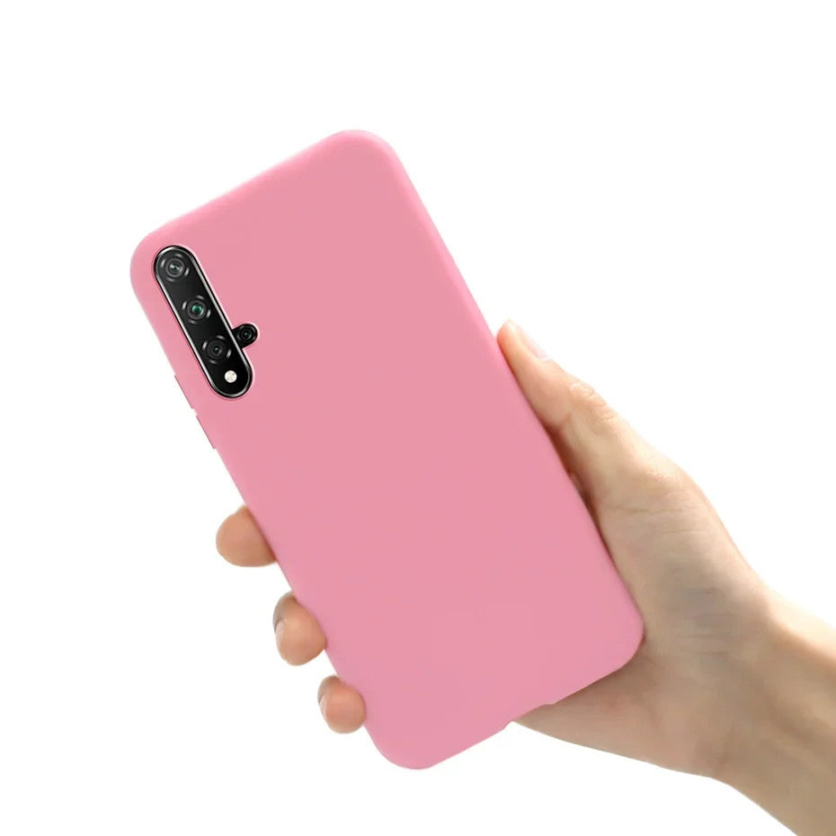 Candy color Phone Case For Huawei Honor 20 Nova 5T Shockproof Case For Huawei