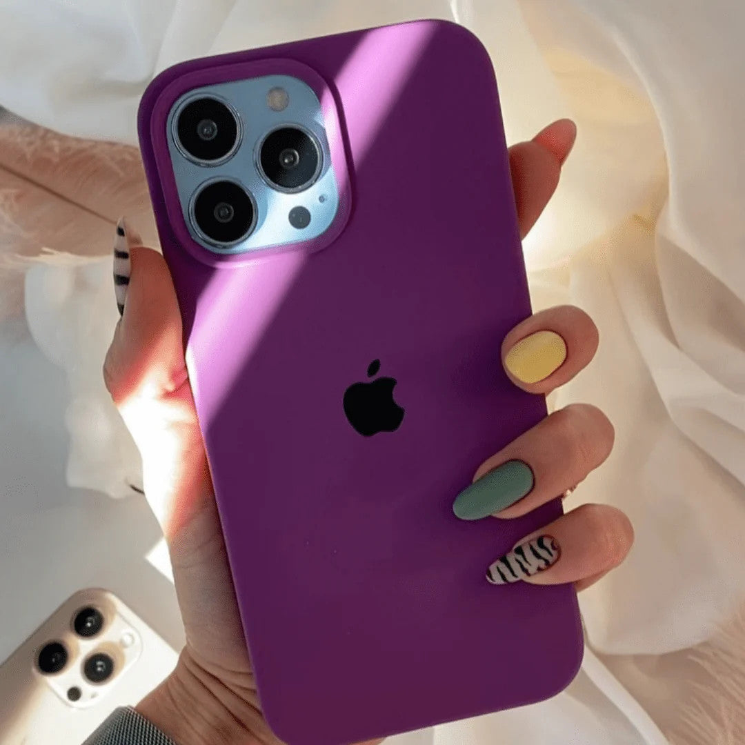 iPhone Silicone Case (Eggplant)