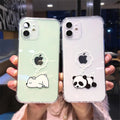 Creative Bear Panda Animal iPhone Case