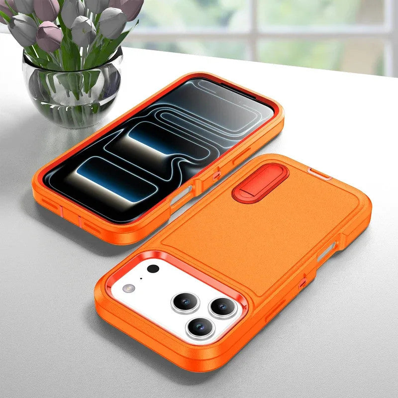3IN1 Hybrid Military Anti-Shock Phone Case for IPhone 17 17Pro 17 Air 17 Pro