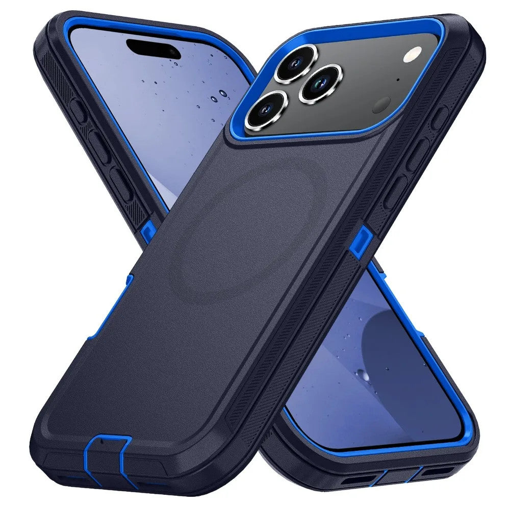 Hybrid OTT Armor Protection Magnetic Case For iPhone Air 17 16 15 14 Plus 13 12