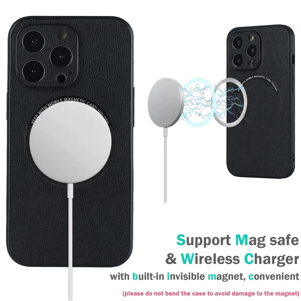 Magnetic Case For iPhone 15 14 13 12 11 Pro Max Plus Mini Magsafe Luxury
