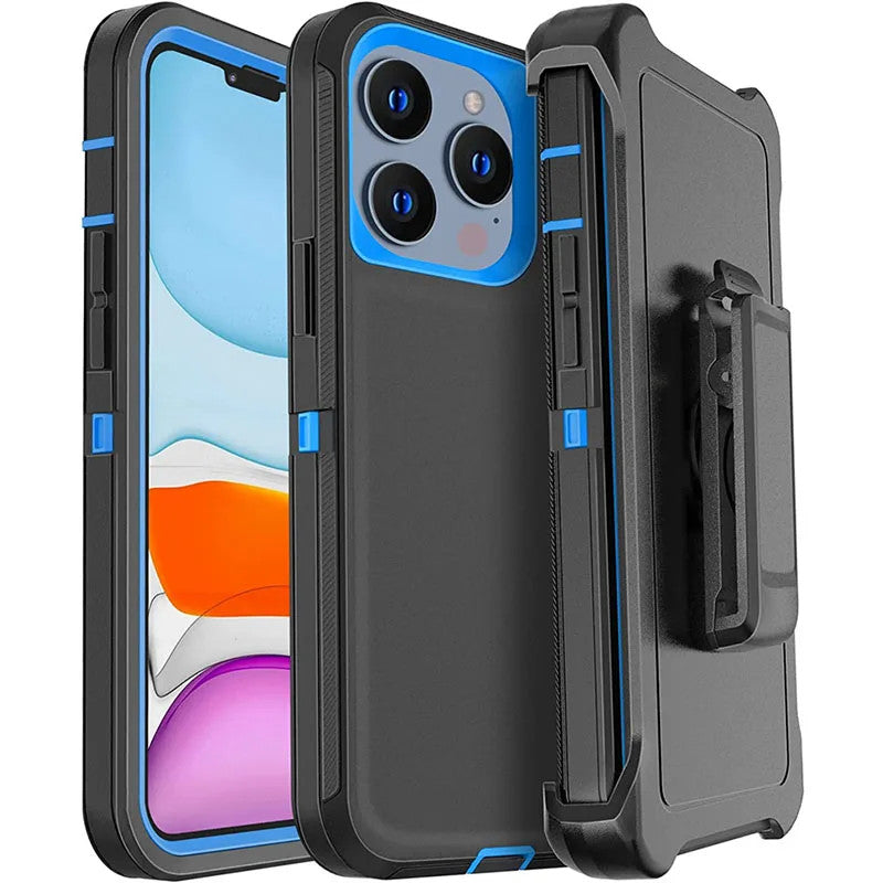Defender Case for iPhone 14 Plus 13 15 Pro Max 11 Pro Max 12 Mini XR X XS Max 7