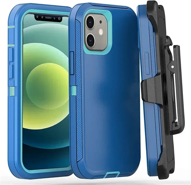 Luxury Fashion Hybrid Heavy Duty Armor Case for IPhone 17 Air 16 Pro Max Plus