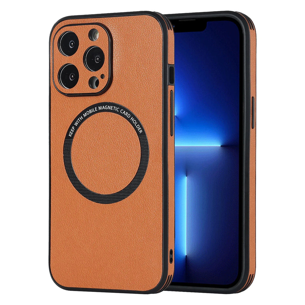 Magnetic Case For iPhone 15 14 13 12 11 Pro Max Plus Mini Magsafe Luxury