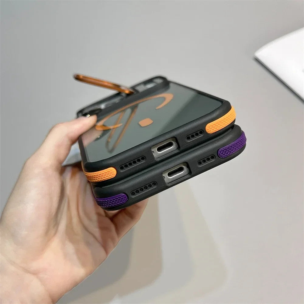 Luxury Matte Transparent Magsafe Kickstand Stand Phone Case For iPhone 17 Air