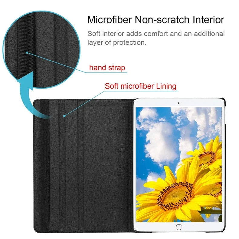 for New iPad Pro 11/10.5/9.7 Air 4/3/2 10.2/9.7 mini 3/4/5 Smart Case 360°