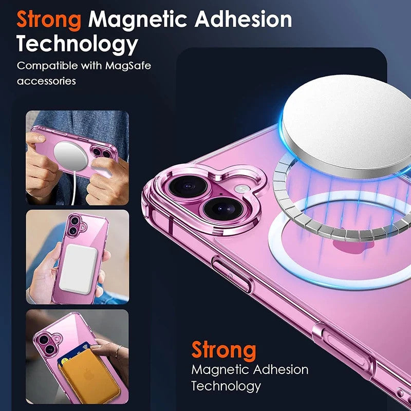 Magnetic Case For iPhone 16 15 14 13 12 11 Pro Max Plus Mini For Magnetic