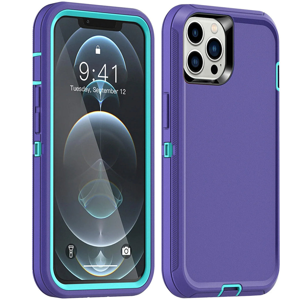 Hybrid Case Cover for iPhone 11 12 13 14 15 16 ProMax Shockproof Rugged