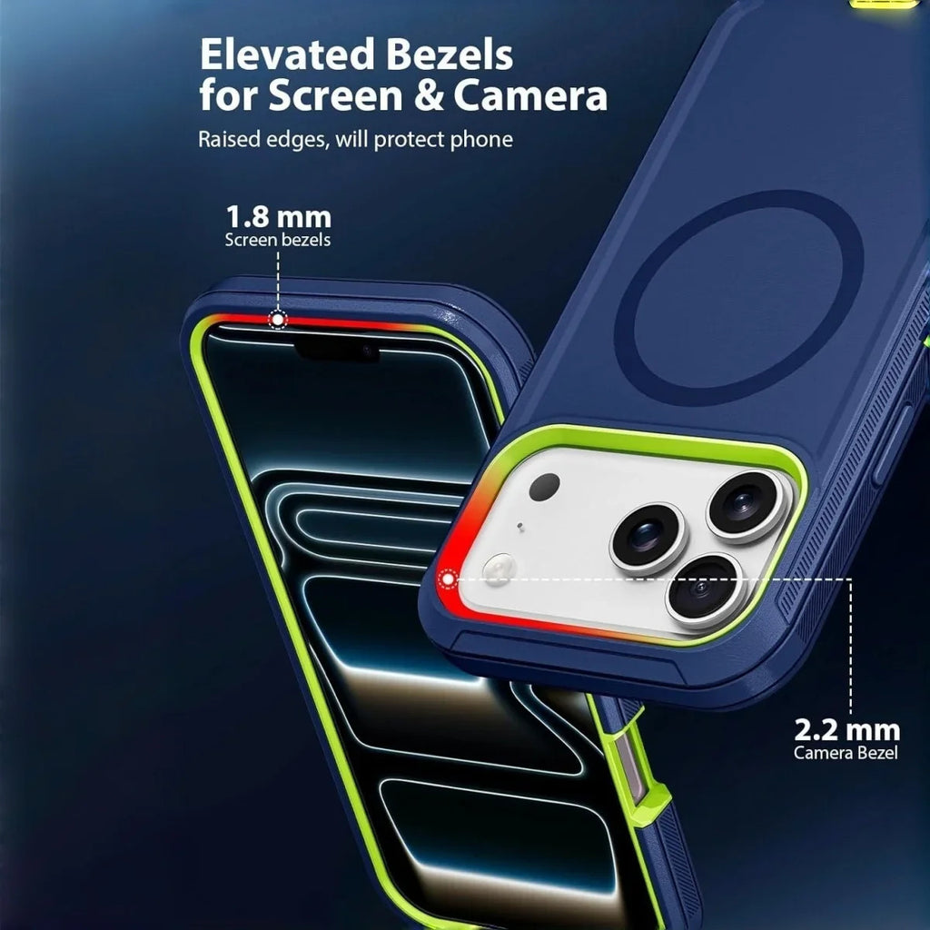 3 in 1 Heavy Duty OTT-Box Magnetic Case For iPhone 18 Pro Max 17 16 15 14 Plus