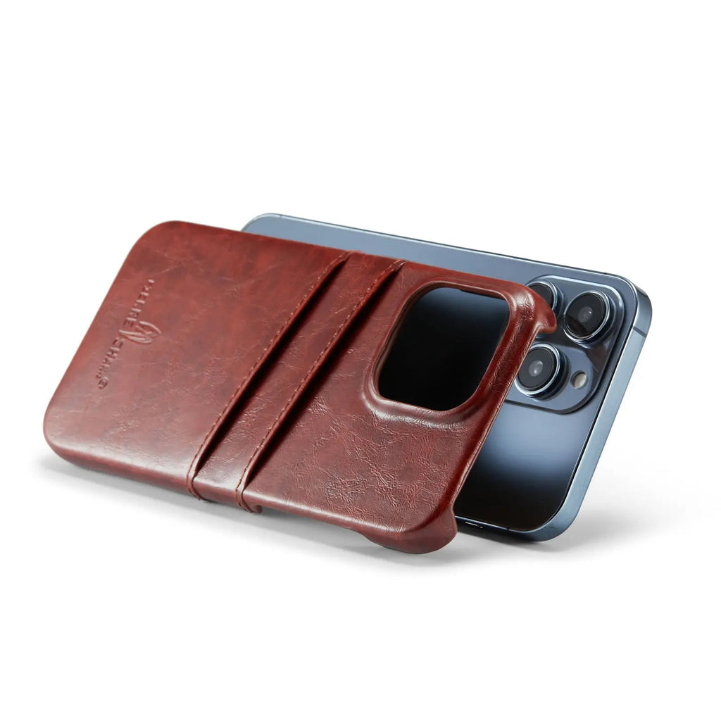 Card Case for iPhone 15 14 13 12 11 Pro Max 2 Card Holder Pockets Luxe M2