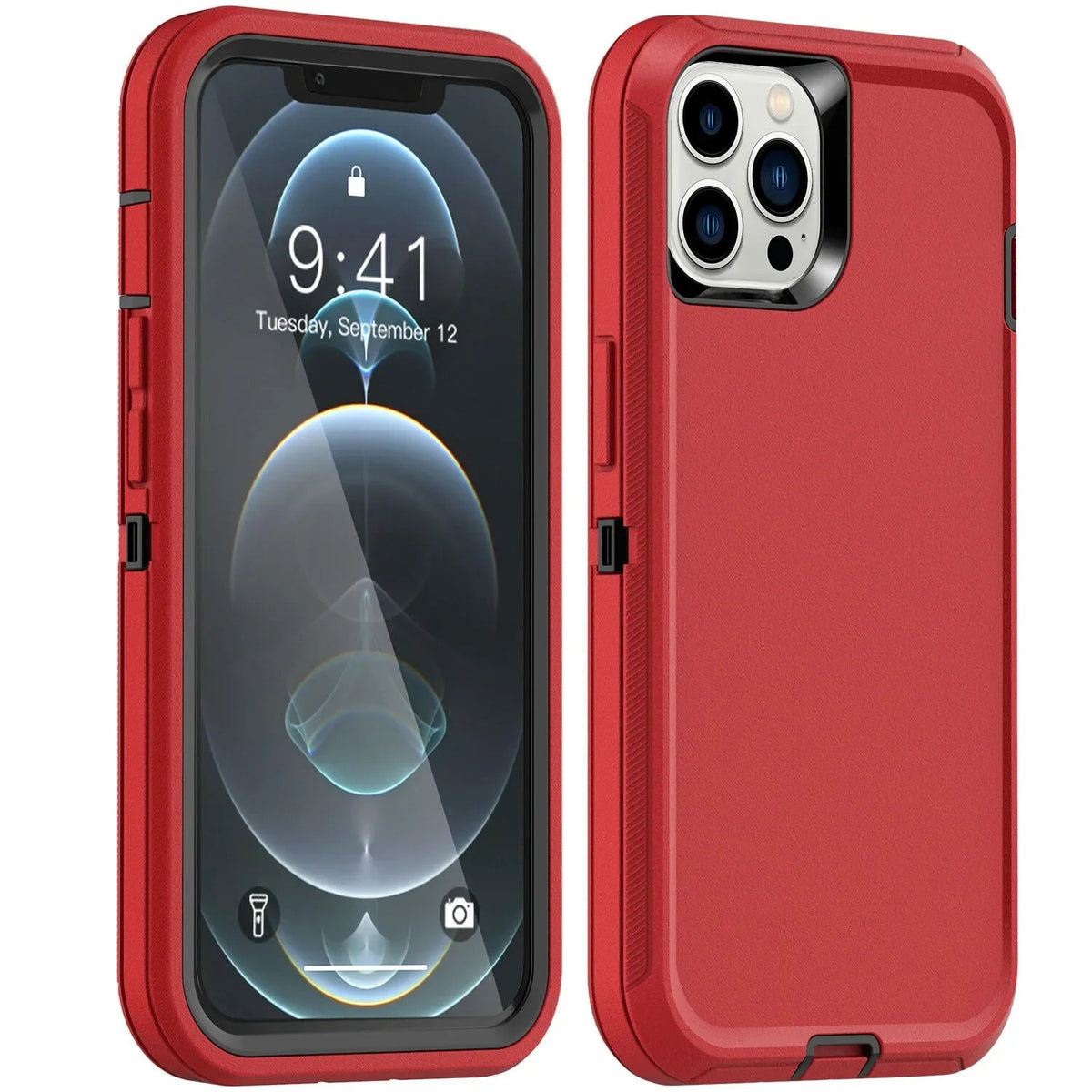 Hybrid Case Cover for iPhone 11 12 13 14 15 16 ProMax Shockproof Rugged