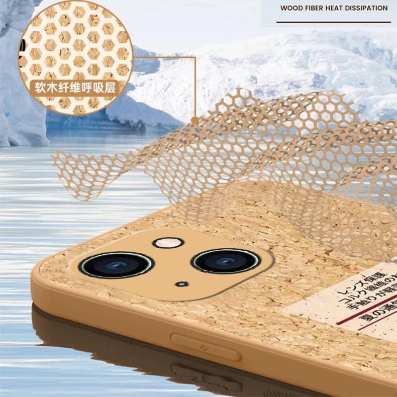 Cork Wood iPhone Case
