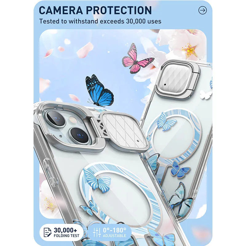For iPhone 15/14/13 Case 6.1" I-BLASON Cosmo Mag Slim Stylish Full-Body