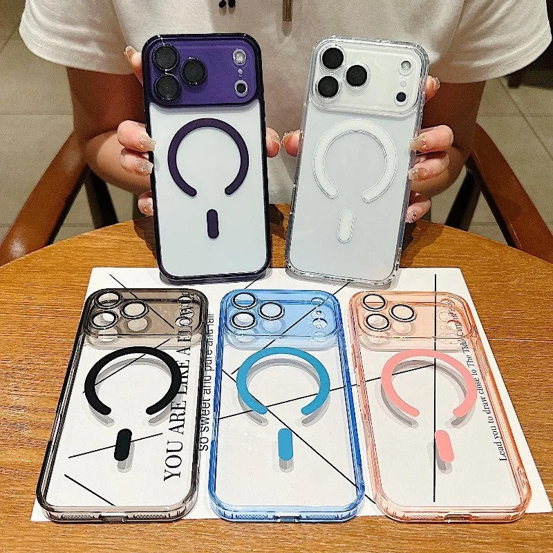 Luxury Magnetic For Magnetic Case For iPhone 17 Air 16 15 14 Plus 13 12 Pro Max