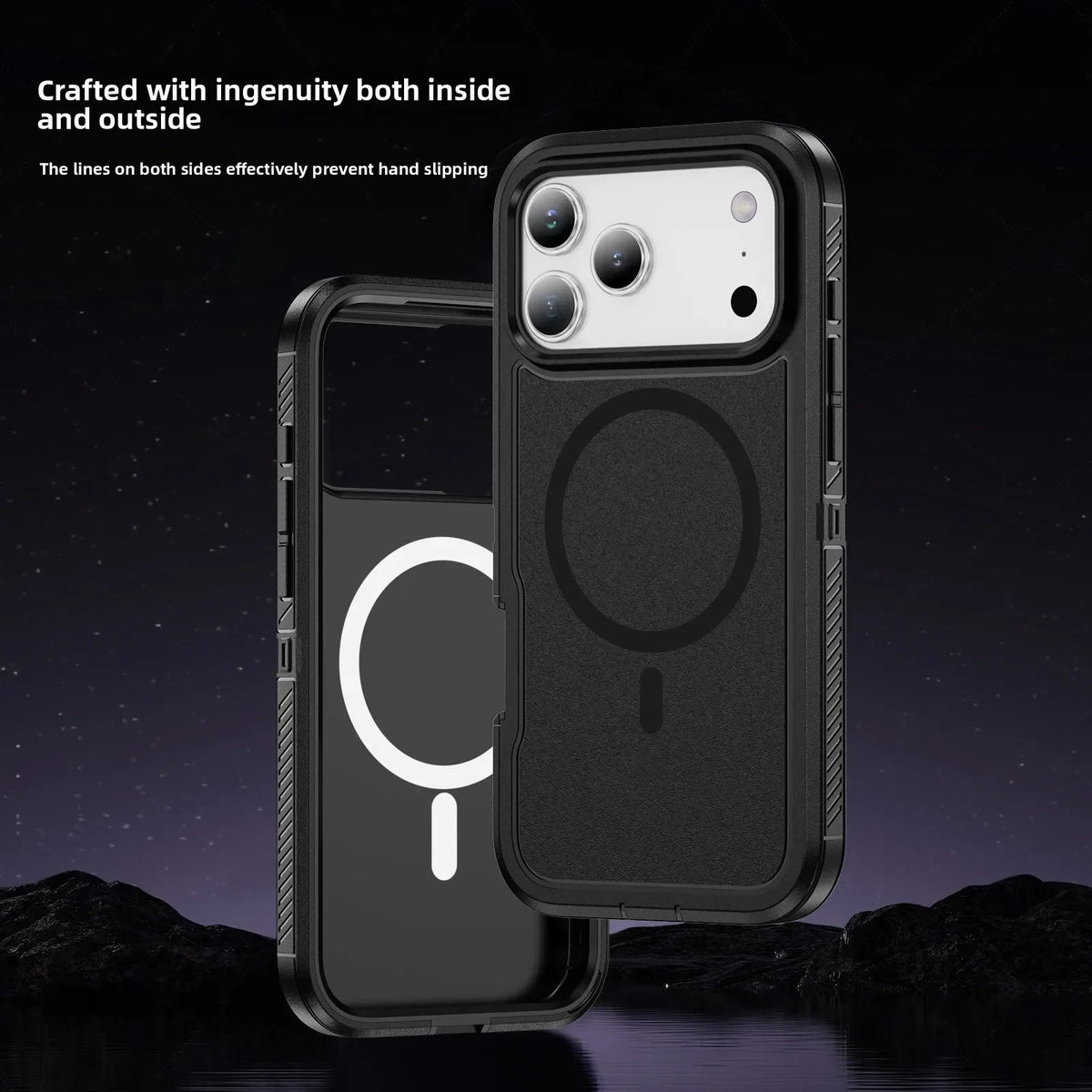 Rugged Clear Other Armor Box Phone Case For IPhone 17 Air 16 15 14 Plus 13 12