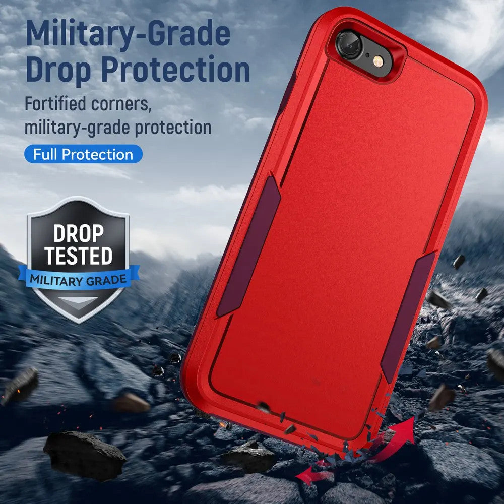 For iPhone SE 3 2022 Case Shockproof Hybrid Case Dual Layer Design Hard Cover