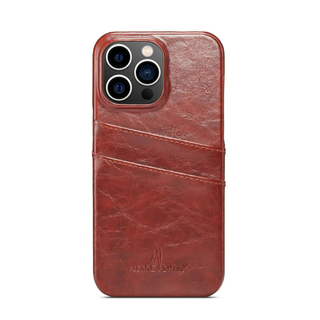 Card Case for iPhone 15 14 13 12 11 Pro Max 2 Card Holder Pockets Luxe M2