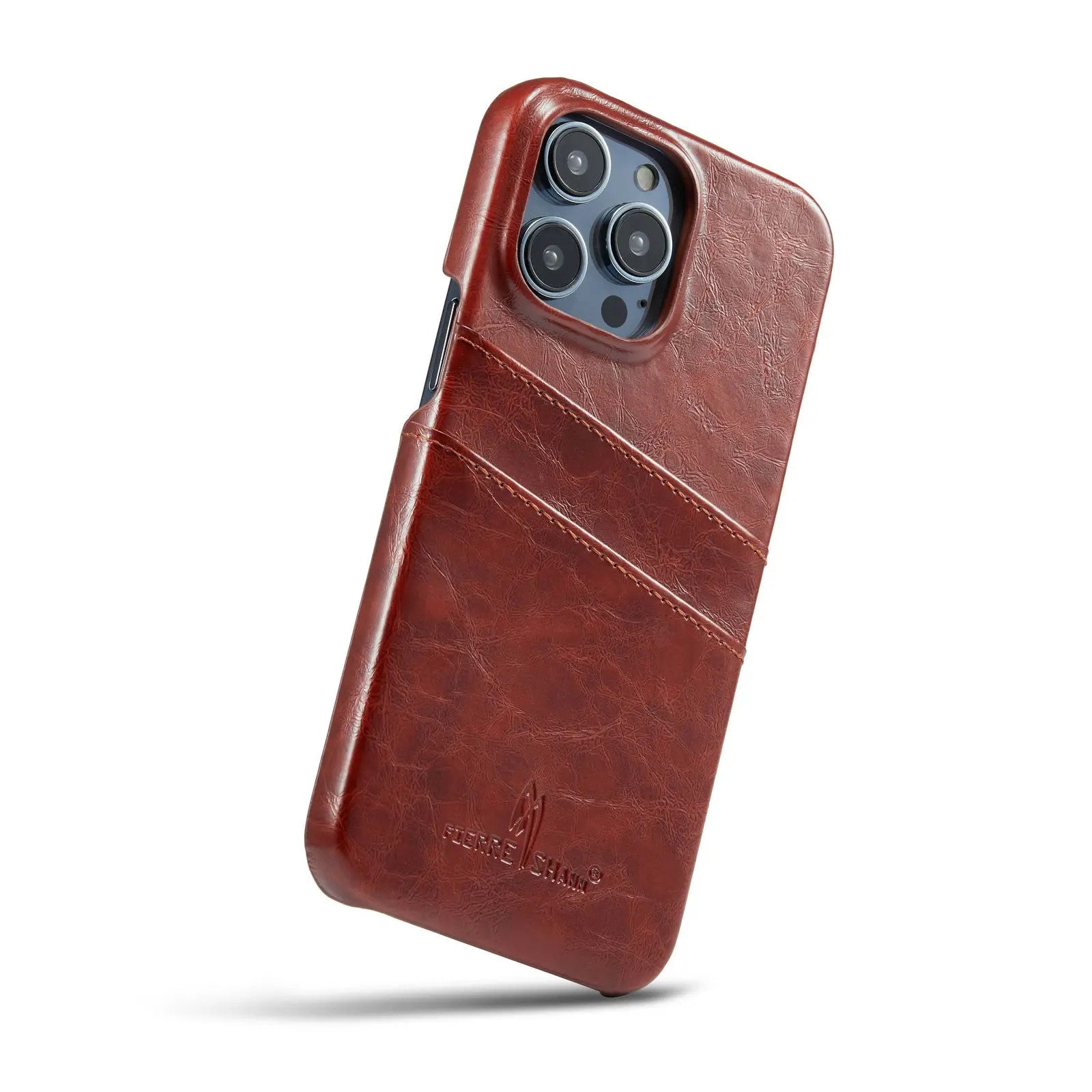 Card Case for iPhone 15 14 13 12 11 Pro Max 2 Card Holder Pockets Luxe M2
