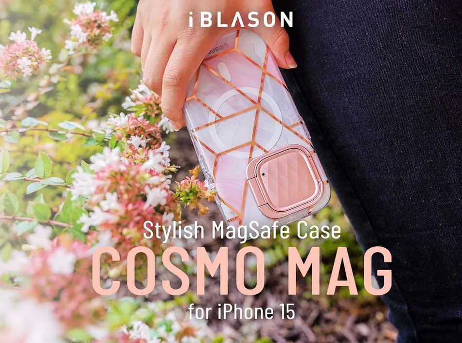 For iPhone 15/14/13 Case 6.1" I-BLASON Cosmo Mag Slim Stylish Full-Body