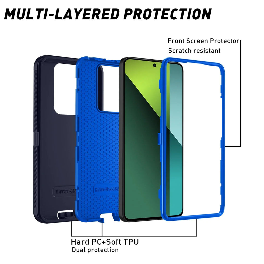 Orginal Hybrid Armor Box Heavy Duty Rugged Phone Case for Iphone16 Pro Max 11