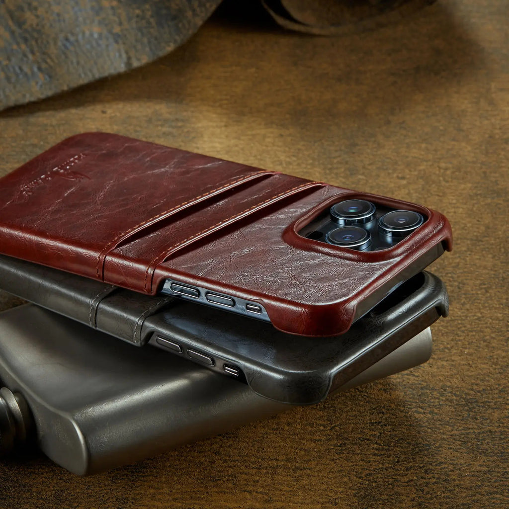 Card Case for iPhone 15 14 13 12 11 Pro Max 2 Card Holder Pockets Luxe M2