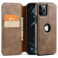 Leather Case For iPhone 16 15 14 13 12 11 Pro Max XS XR Wallet Case [RFID