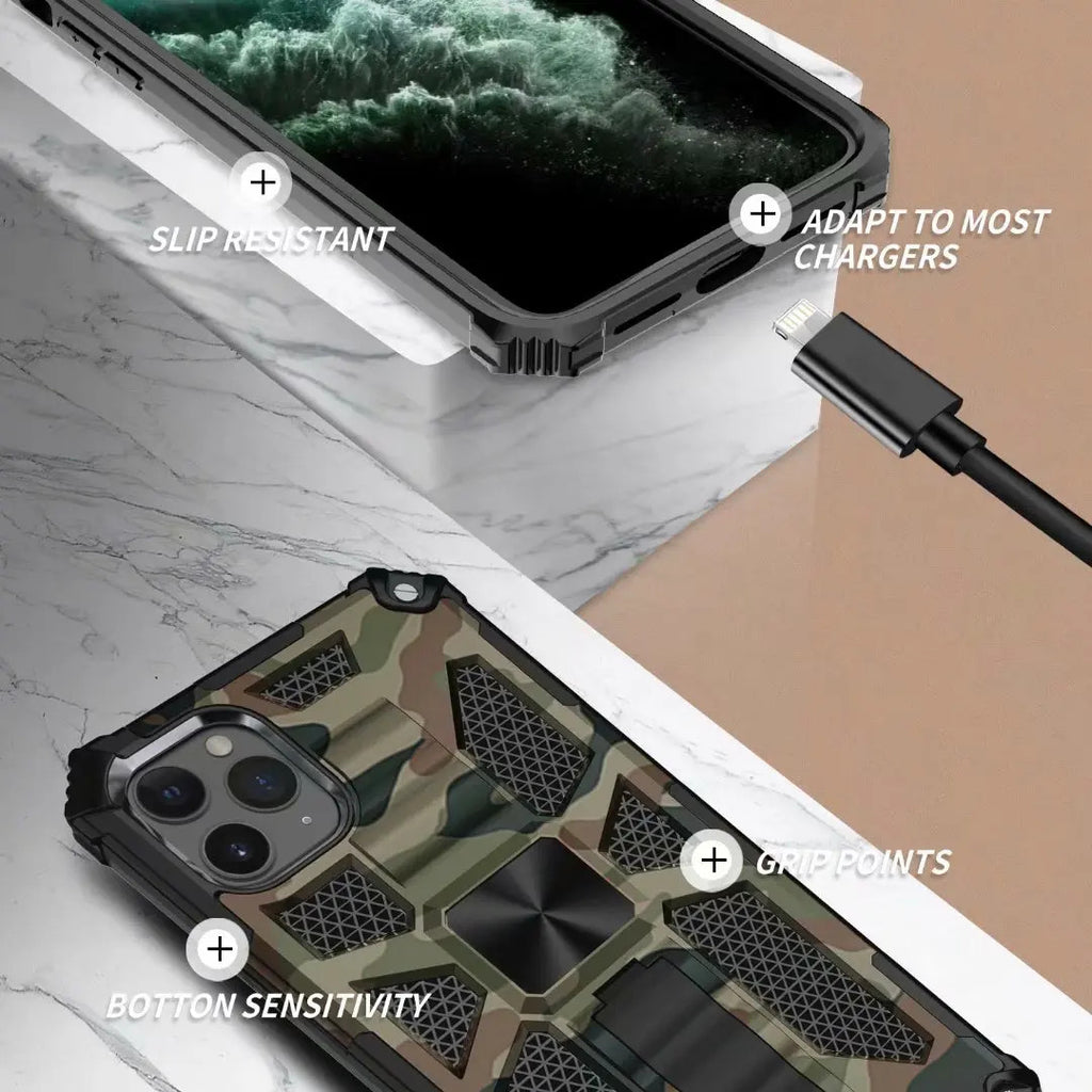 For iPhone 17 16 11 12 13 14 15 17 Pro MAX 14 15 16 PLUS Air Hybrid Armor