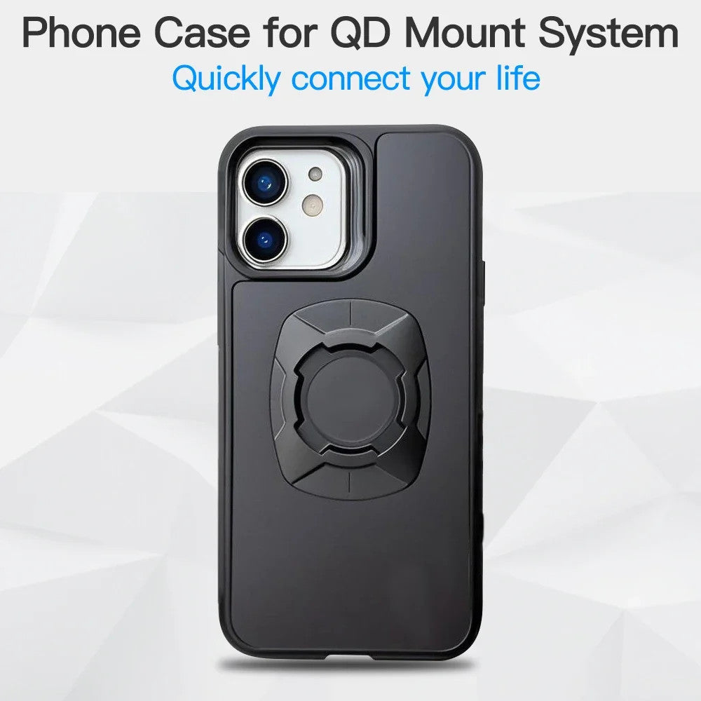Twsit Lock Phone Case Holder MotorCycle Bicycle iPhone case Quick Lock Fit for