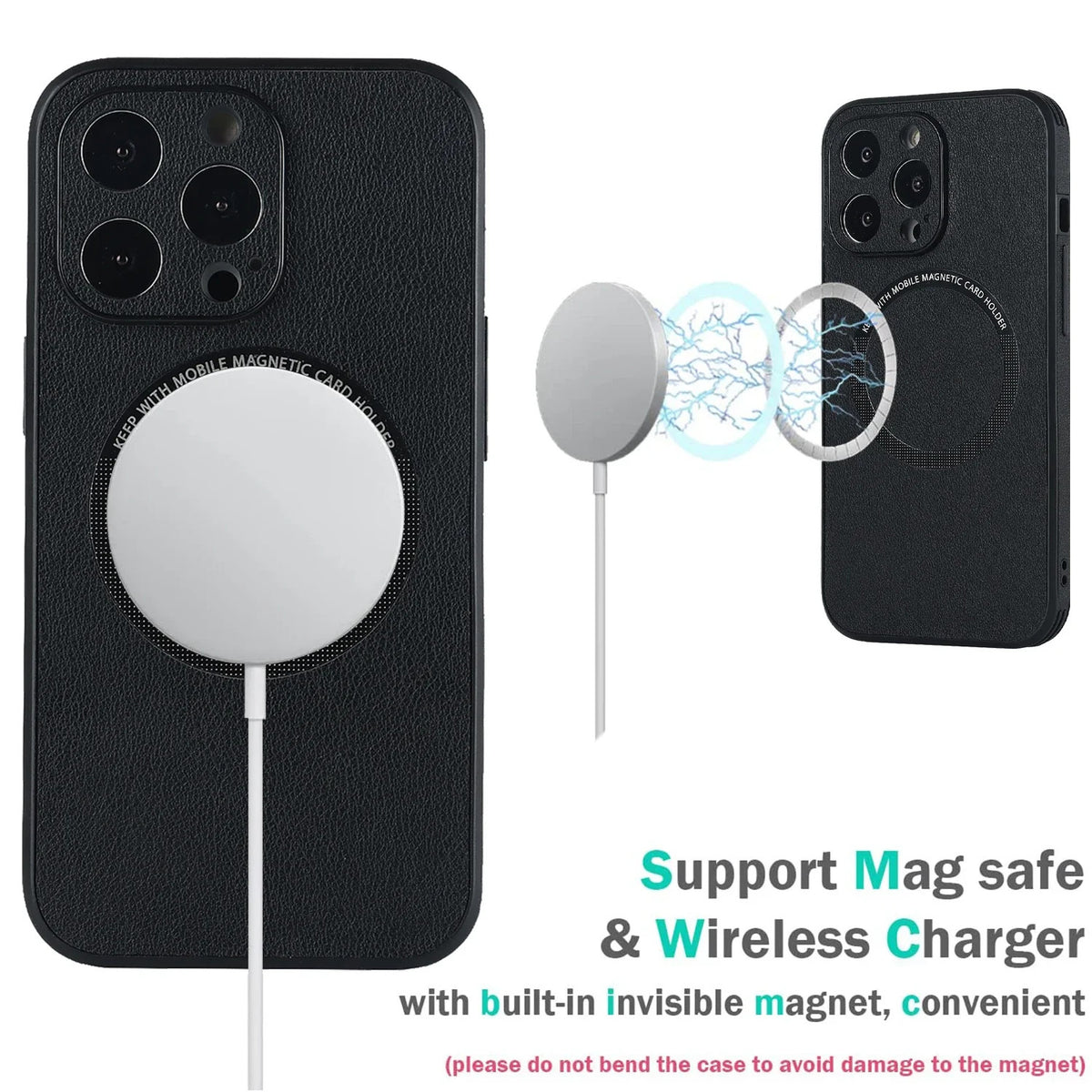 Magnetic Case For iPhone 15 14 13 12 11 Pro Max Plus Mini Magsafe Luxury