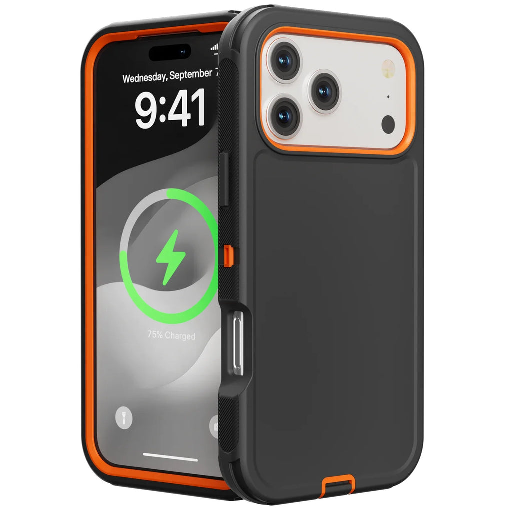 3 IN1 For iPhone 17 Air 16E 15 16 14 Plus 12 13 MINI 14 15 16 Pro Max Heavy