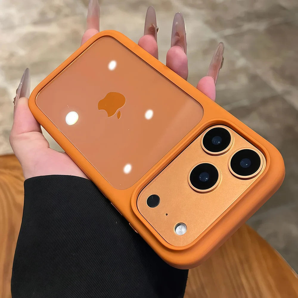 Premium Hybrid Case For iPhone 17 Pro Max Colored Bumper Hard PC Back Soft