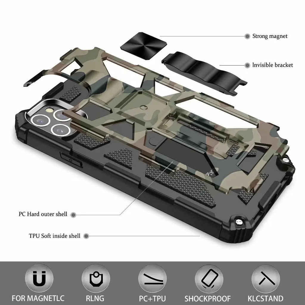 For iPhone 17 16 11 12 13 14 15 17 Pro MAX 14 15 16 PLUS Air Hybrid Armor