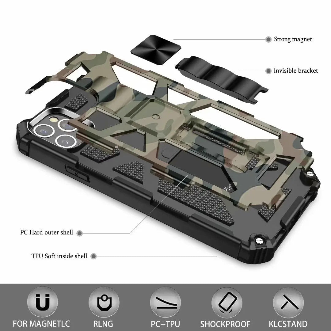 For iPhone 17 16 11 12 13 14 15 17 Pro MAX 14 15 16 PLUS Air Hybrid Armor