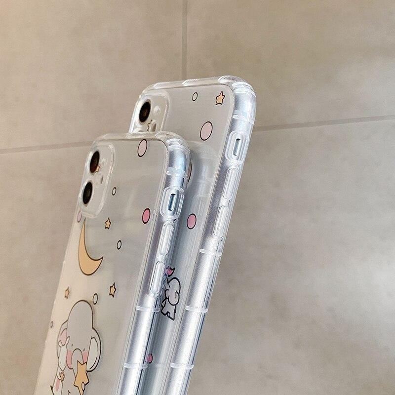 Cartoon Elephant Shockproof iPhone Case