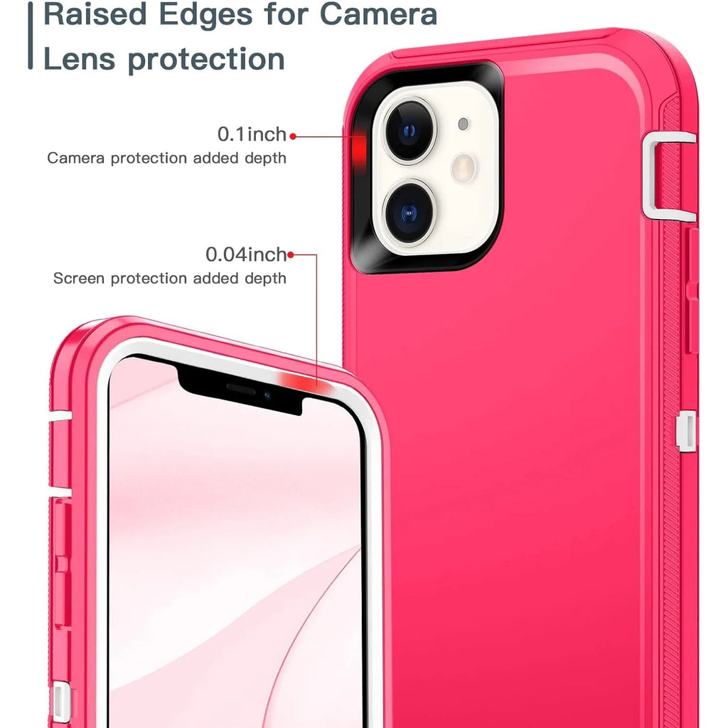 Hybrid Case Cover for iPhone 11 12 13 14 15 16 ProMax Shockproof Rugged