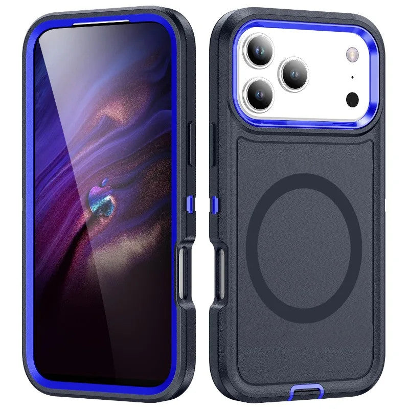 3IN1 Military Grade Heavy Duty Armor Case For IPhone 18 Pro Max 17 16 15 14