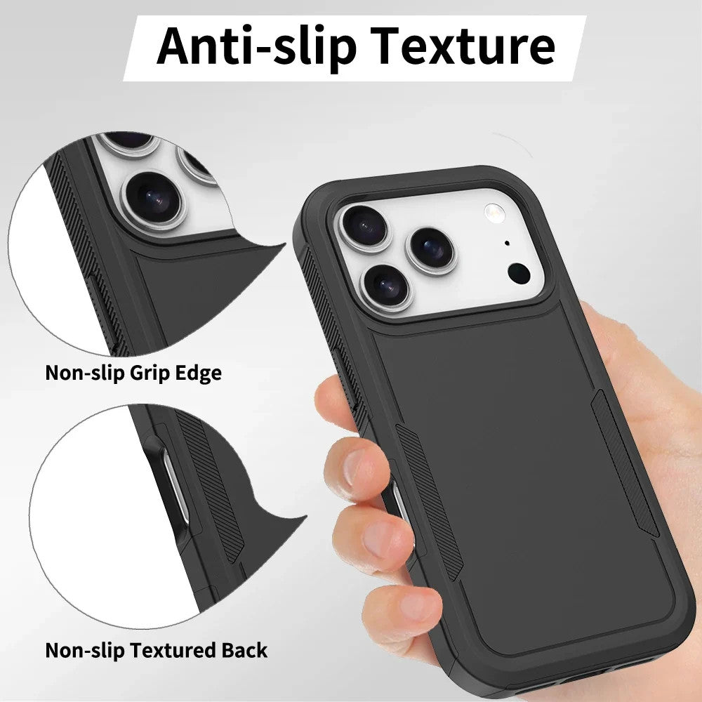 Hybrid Rugged Armor Shockproof Case For iPhone 17 Air 16E 16 15 14 Plus 13 12