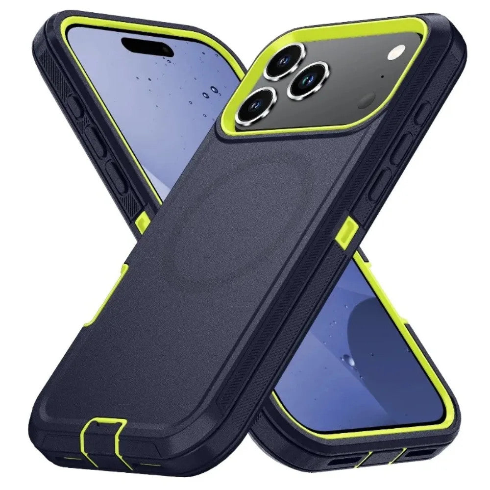 Hybrid OTT Armor Protection Magnetic Case For iPhone Air 17 16 15 14 Plus 13 12