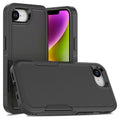 For iPhone 16e Phone Case, Shockproof Hybrid Case Dual Layer Design Hard Cover