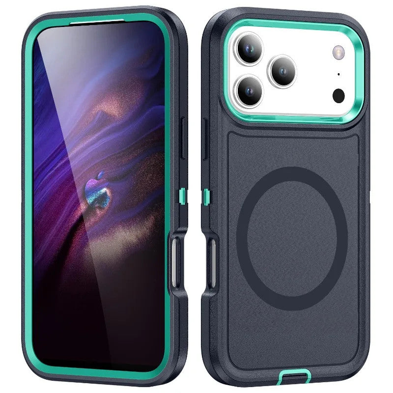 3IN1 Military Grade Heavy Duty Armor Case For IPhone 18 Pro Max 17 16 15 14