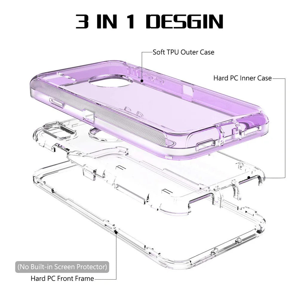 Hybrid Heavy Duty Case For iPhone 14 13 11 12 15 16 Pro Max X XSMAX XR XS 7 8